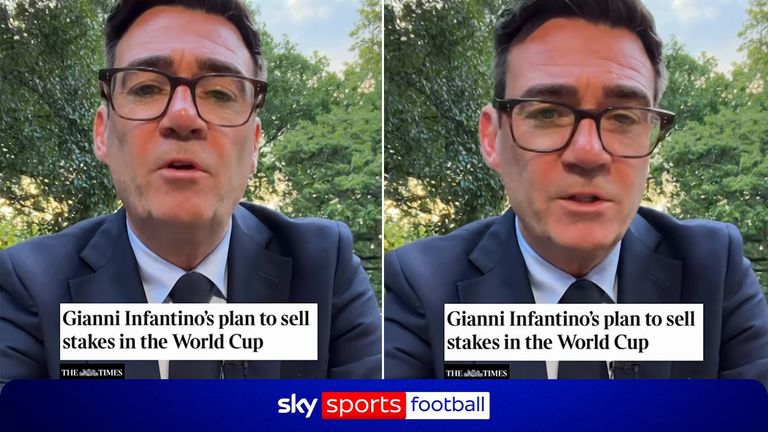 世界杯:国际足联主席贾尼·因凡蒂诺提供3000万英镑激励,推动成员支持有争议的私人投资计划